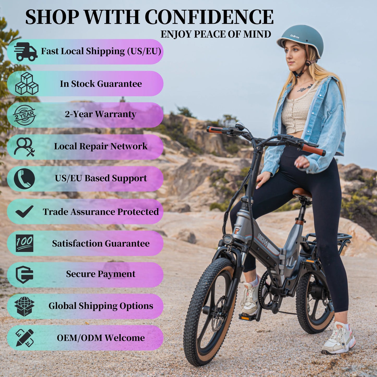 7 Speed 750W Hybrid Electric Folding Bike Foldable Bicycle for Men Outdoor Use