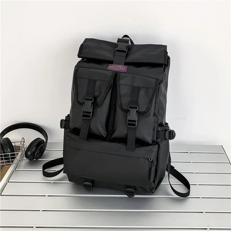 Large Capacity Backpack for Men Oxford Waterproof Sports Bag Women Men Casual Travel Backbag Trendy School Bags Leisure Handbag