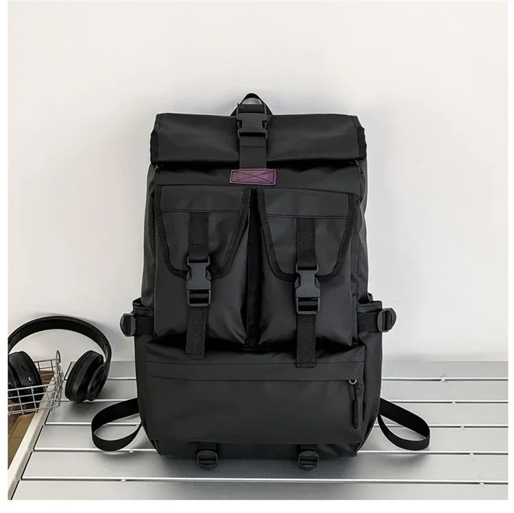Large Capacity Backpack for Men Oxford Waterproof Sports Bag Women Men Casual Travel Backbag Trendy School Bags Leisure Handbag