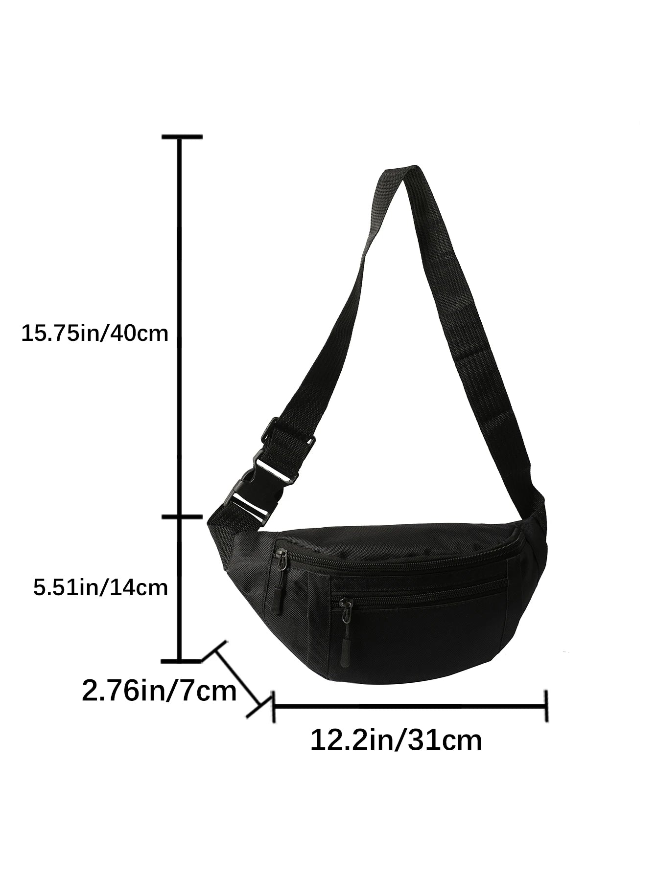Fanny Pack Crossbody Shoulder Bag Chest Bag Belt Bag Sling Purse Waist Bag Outdoor Sport Travel Versatile Daily Bum Bag