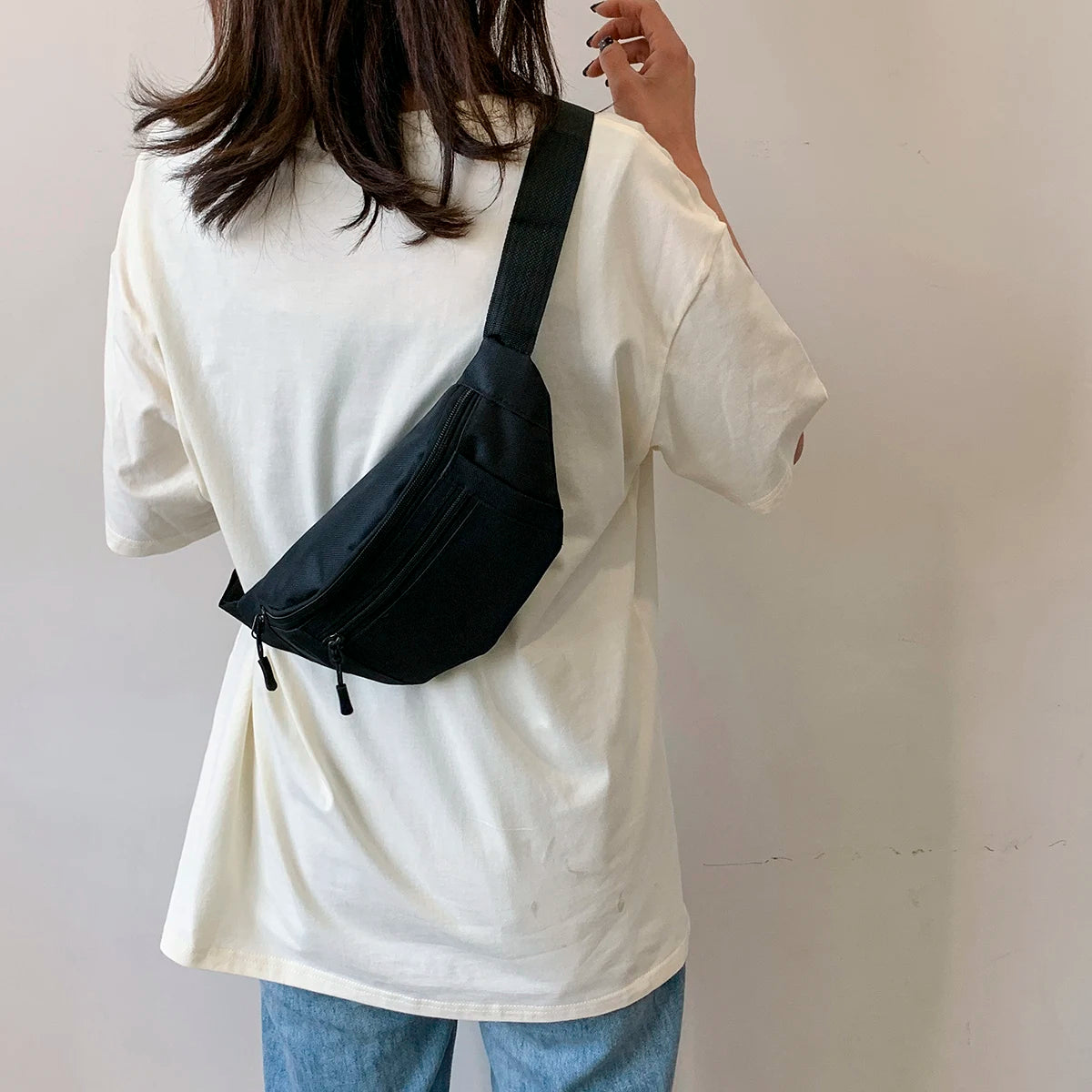 Fanny Pack Crossbody Shoulder Bag Chest Bag Belt Bag Sling Purse Waist Bag Outdoor Sport Travel Versatile Daily Bum Bag