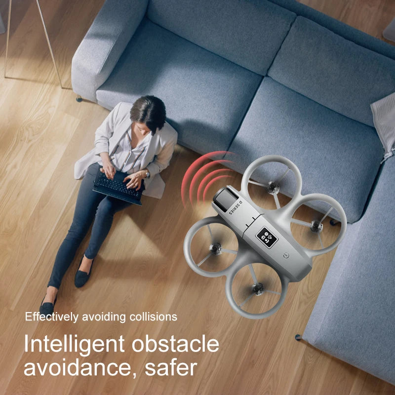 2025 NEW D16 Mini Drone with 180° Electric Adjustable 8K HD Camera WiFi Light Flow Drone Pocket Obstacle Avoidance Rc Quadcopter