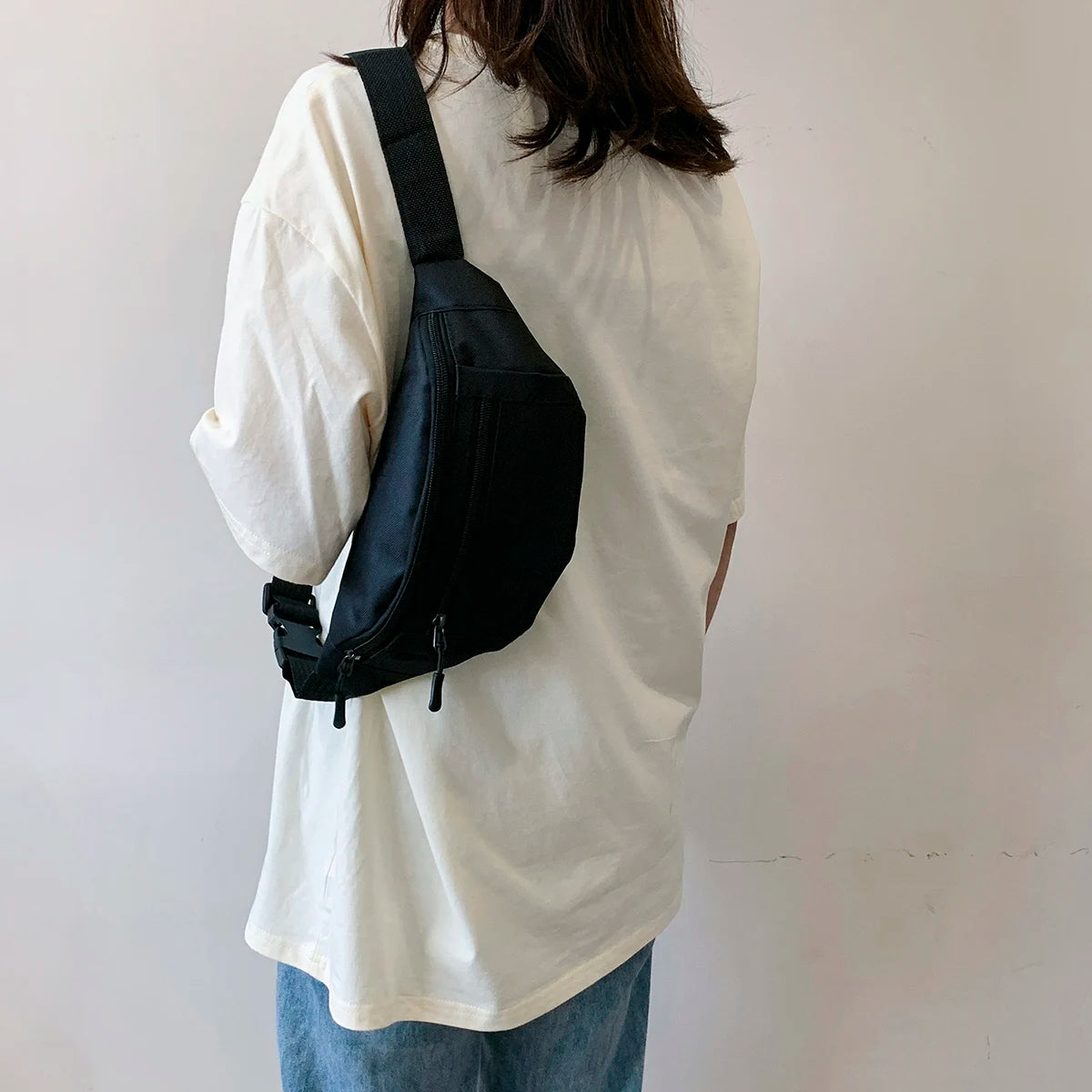 Fanny Pack Crossbody Shoulder Bag Chest Bag Belt Bag Sling Purse Waist Bag Outdoor Sport Travel Versatile Daily Bum Bag