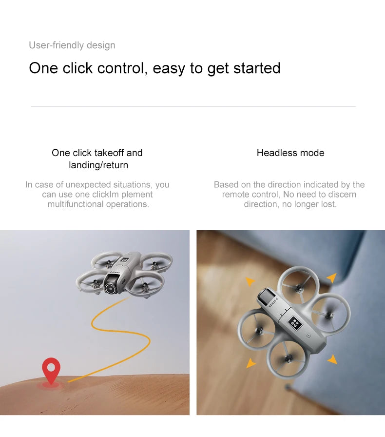 2025 NEW D16 Mini Drone with 180° Electric Adjustable 8K HD Camera WiFi Light Flow Drone Pocket Obstacle Avoidance Rc Quadcopter