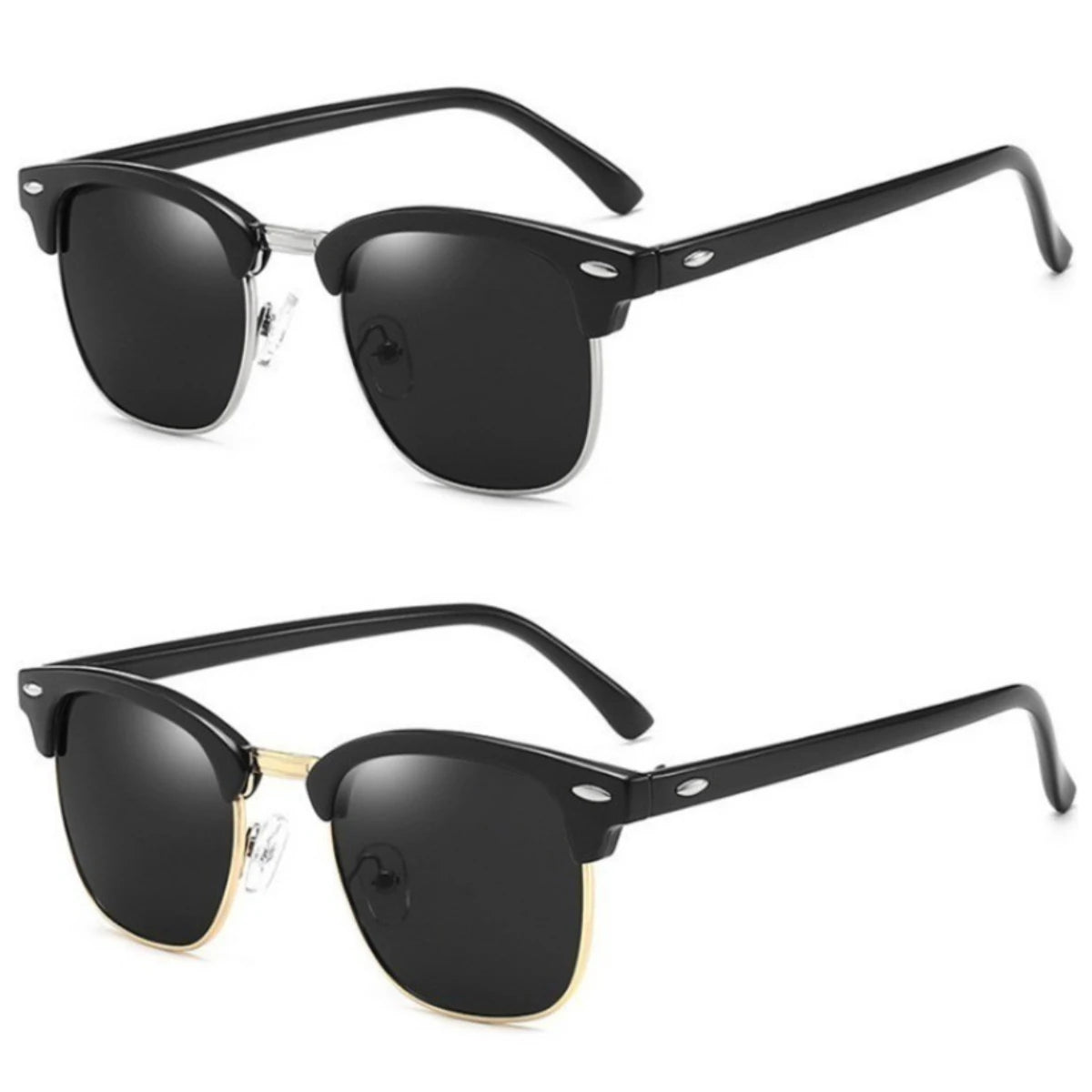 Classic UV Protection Summer Sunglasses for Men Oval Frame Driving Eyewear for Women