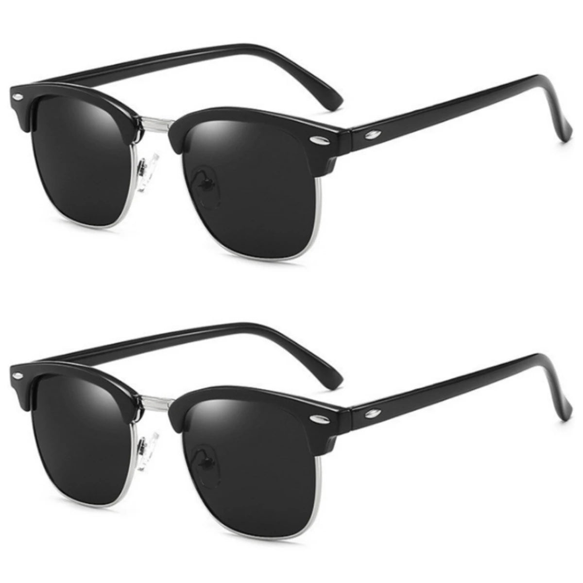 Classic UV Protection Summer Sunglasses for Men Oval Frame Driving Eyewear for Women