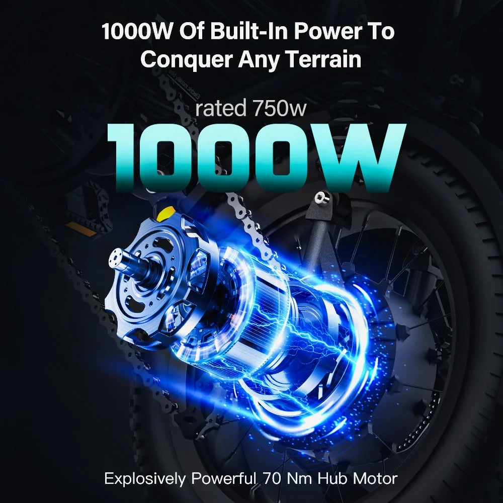 COSWHEEL Y16 Electric Bike Folding Hybrid City Road Bike Ebike Electric Bicycle