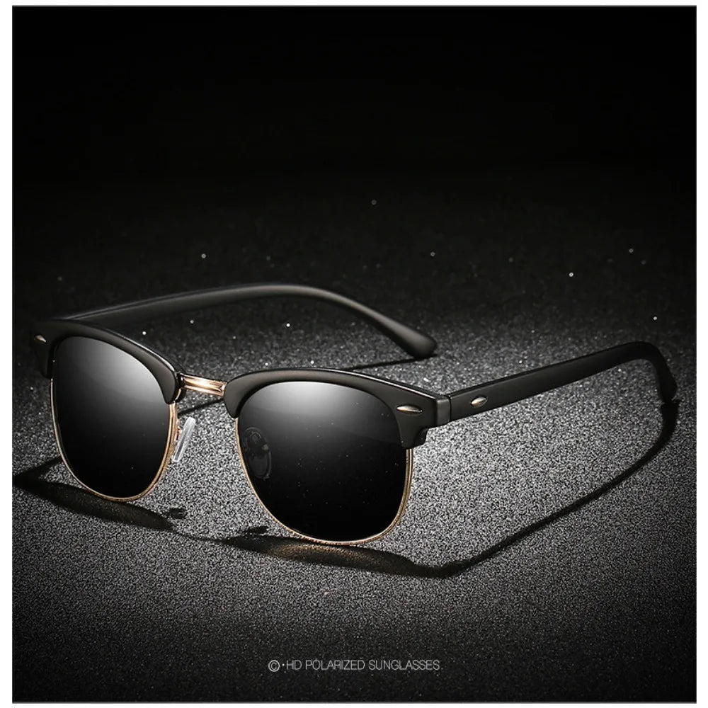 Classic UV Protection Summer Sunglasses for Men Oval Frame Driving Eyewear for Women
