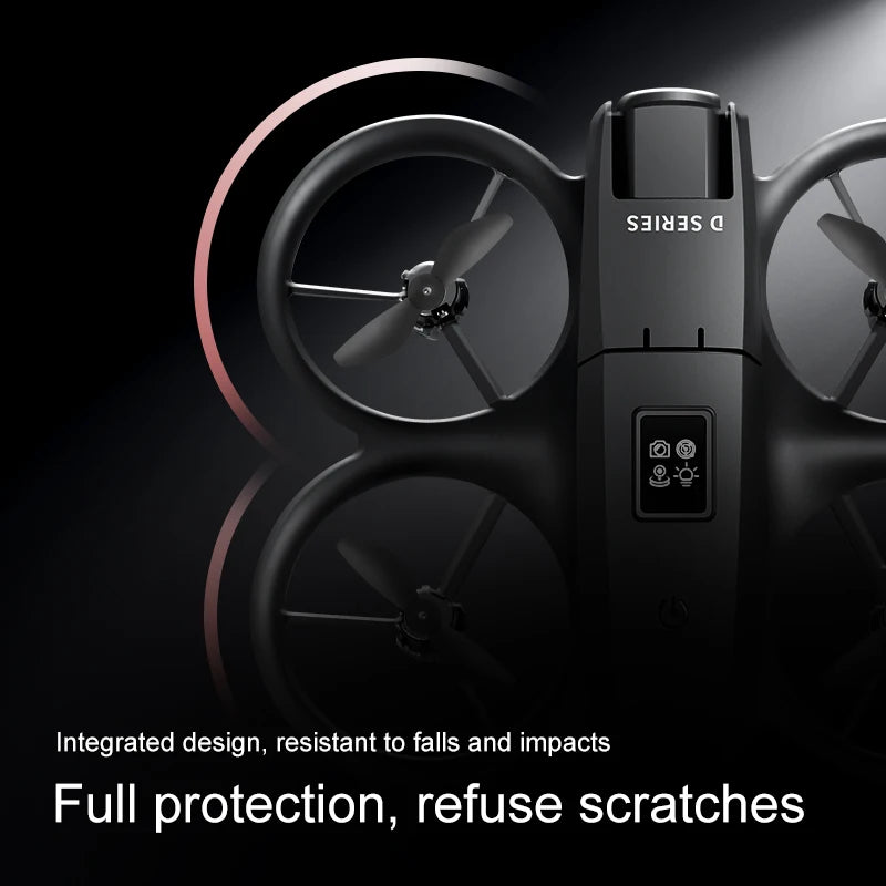 2025 NEW D16 Mini Drone with 180° Electric Adjustable 8K HD Camera WiFi Light Flow Drone Pocket Obstacle Avoidance Rc Quadcopter