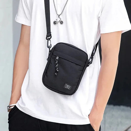 Shoulder Bag Oxford Cloth, Casual Men's Satchel Small Square Bag, Fashion Diagonal Crossover Hand Machine Women's Handbags Luggage